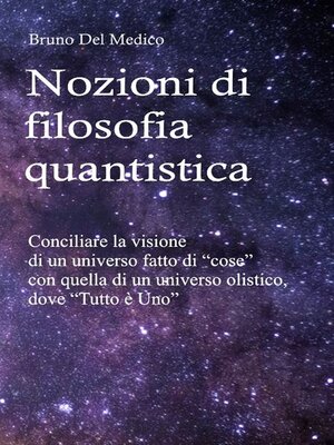 cover image of Nozioni di filosofia quantistica